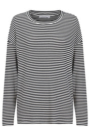Levi Stripe Long Sleeve Tshirt - Black