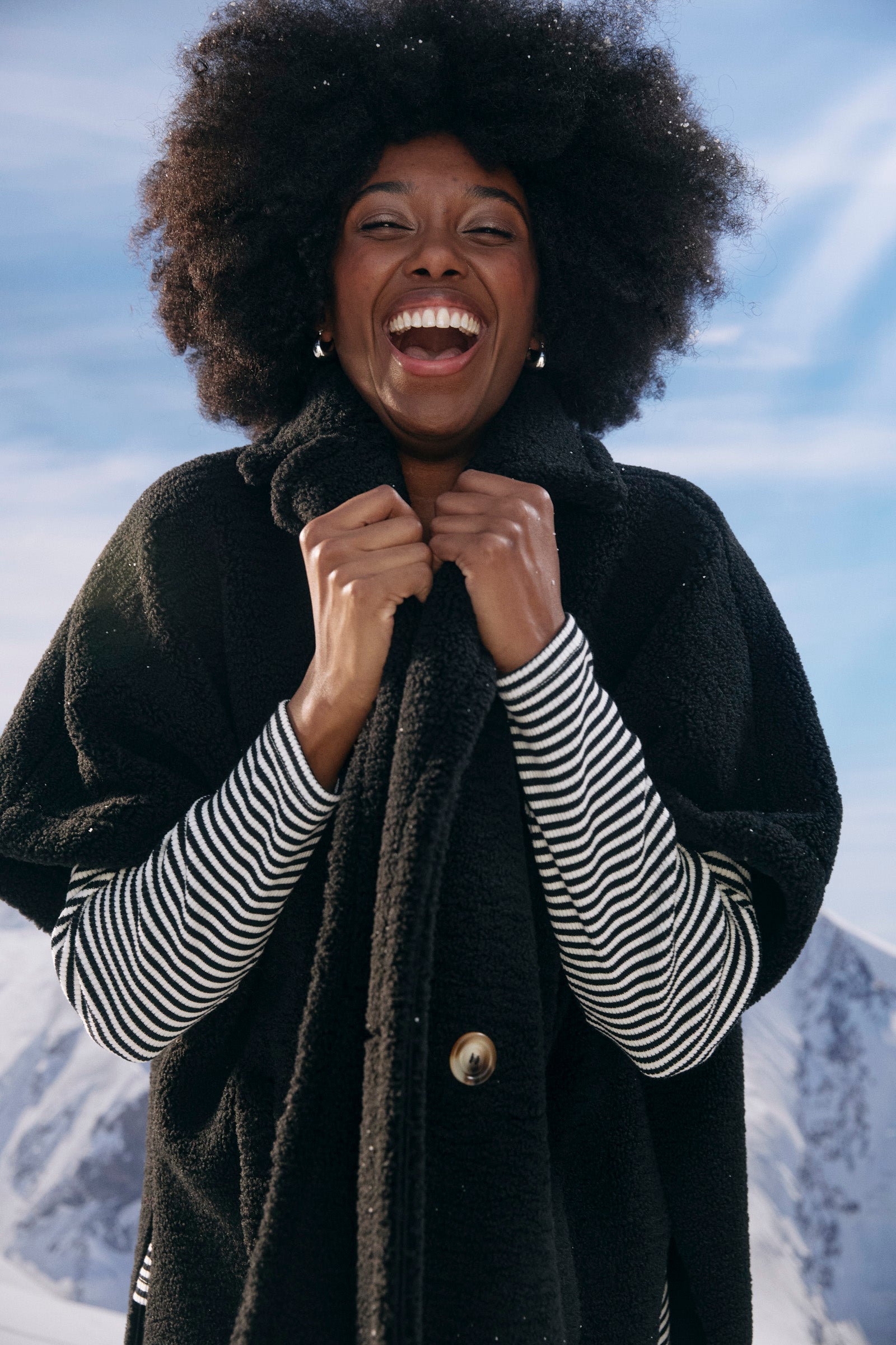 Jackson Oversized Vest - Black