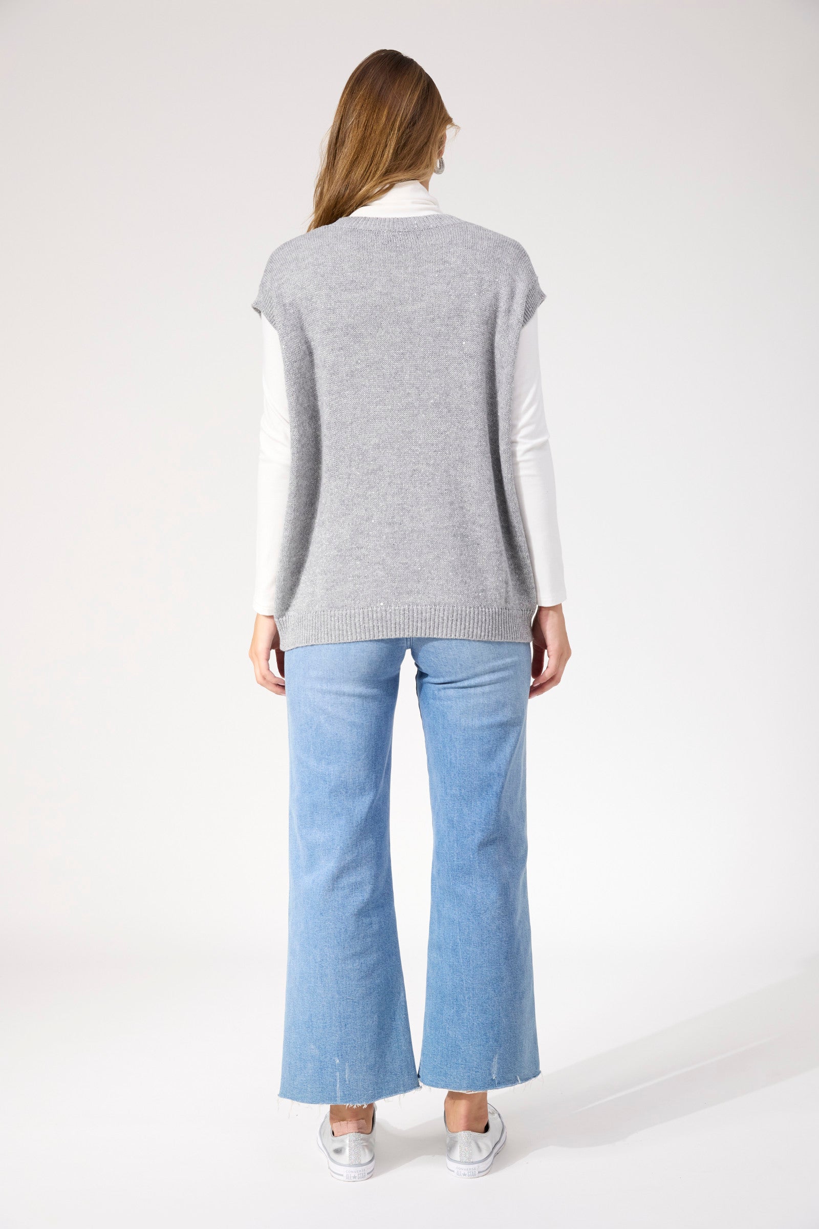 Salla Sparkle Vest - Silver