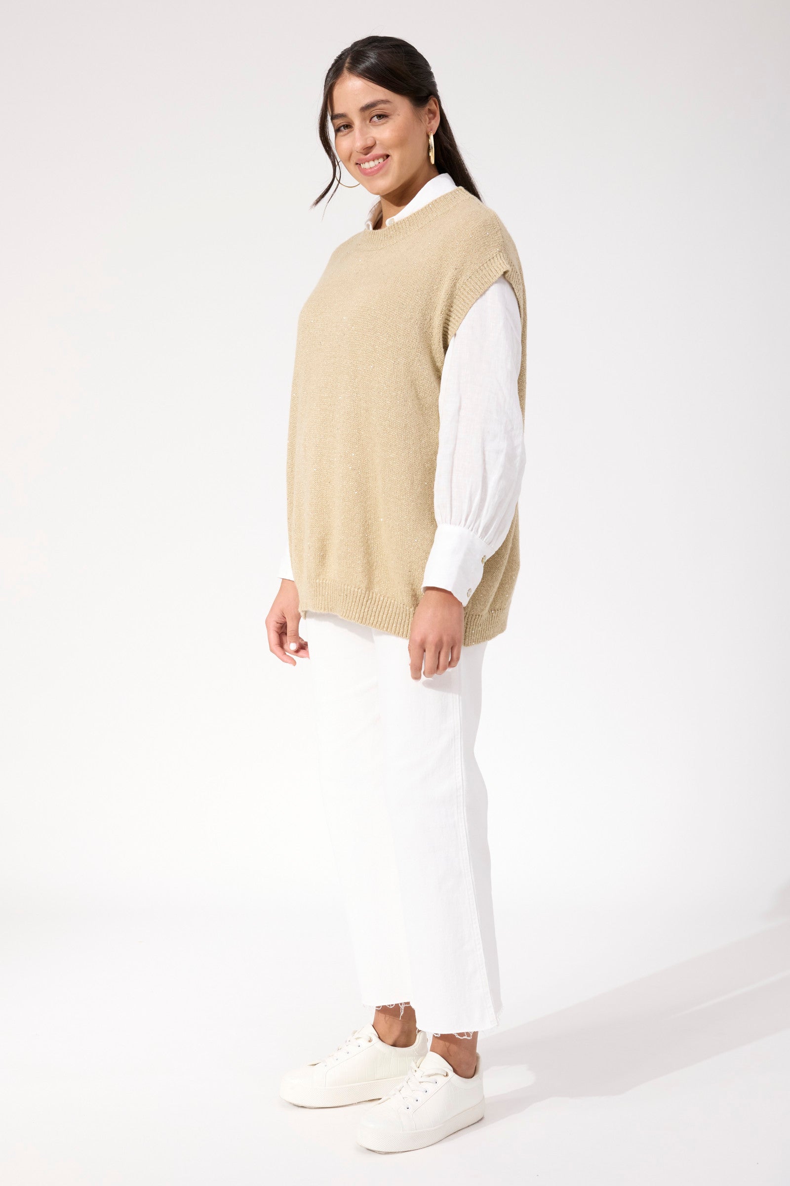 Salla Sparkle Vest - Gold