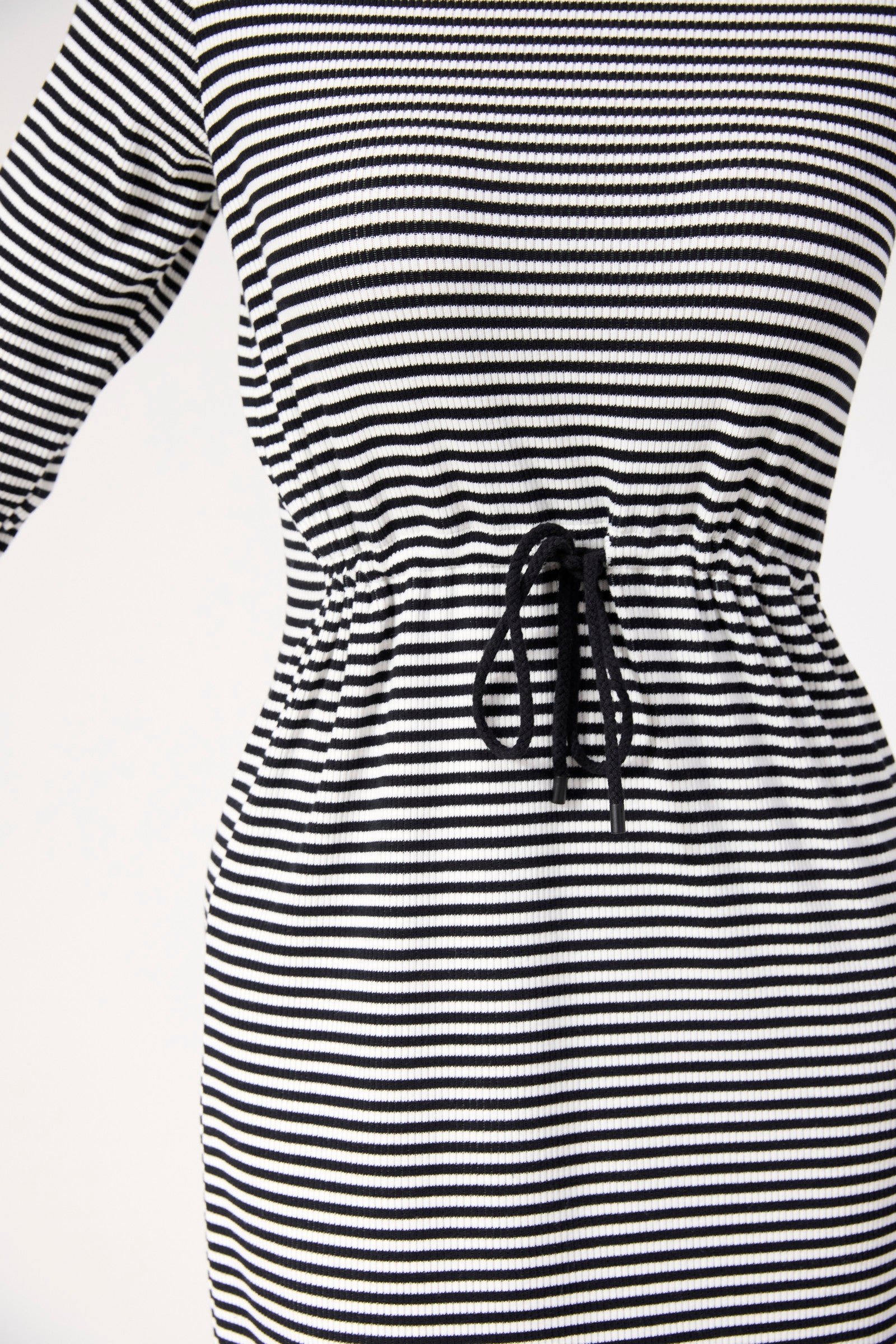 Levi Stripe Tshirt Dress - Black