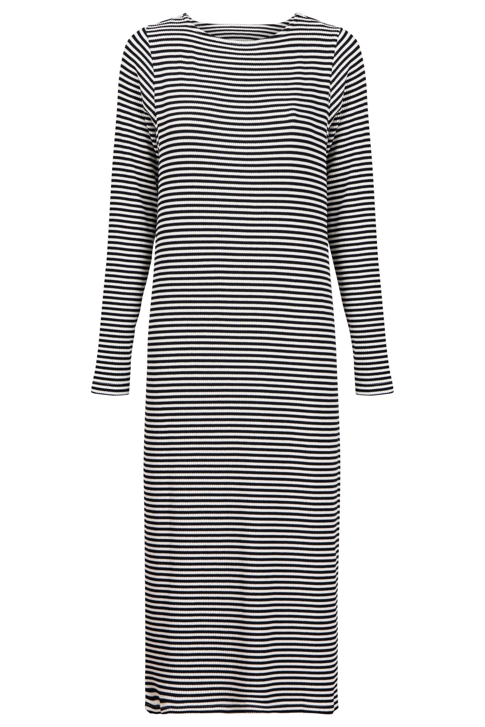 Levi Stripe Tshirt Dress - Black