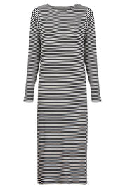 Levi Stripe Tshirt Dress - Black