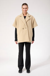 Jackson Oversized Vest - Natural