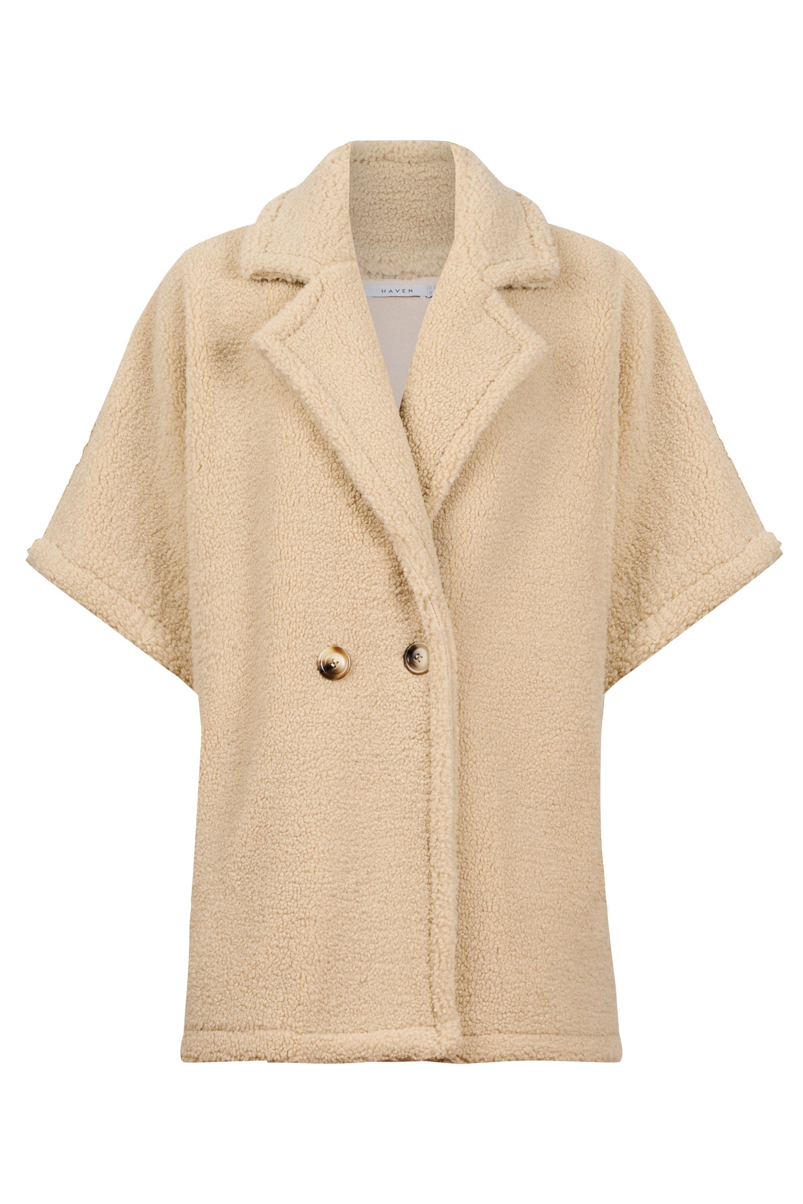 Jackson Oversized Vest - Natural