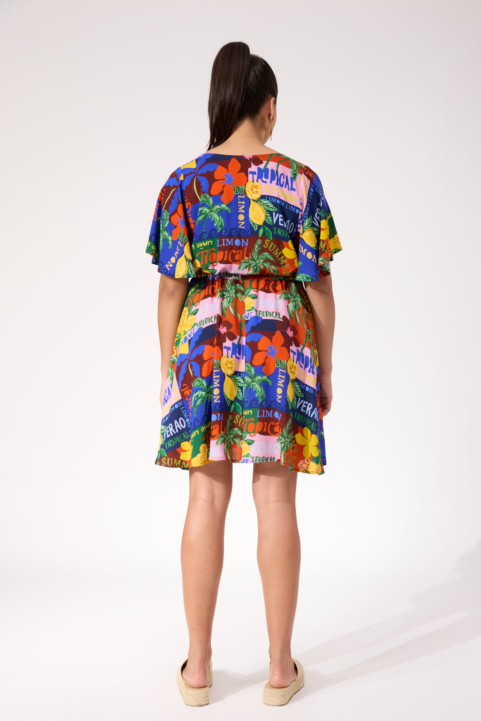 Odyssey Tie Dress - Tropical