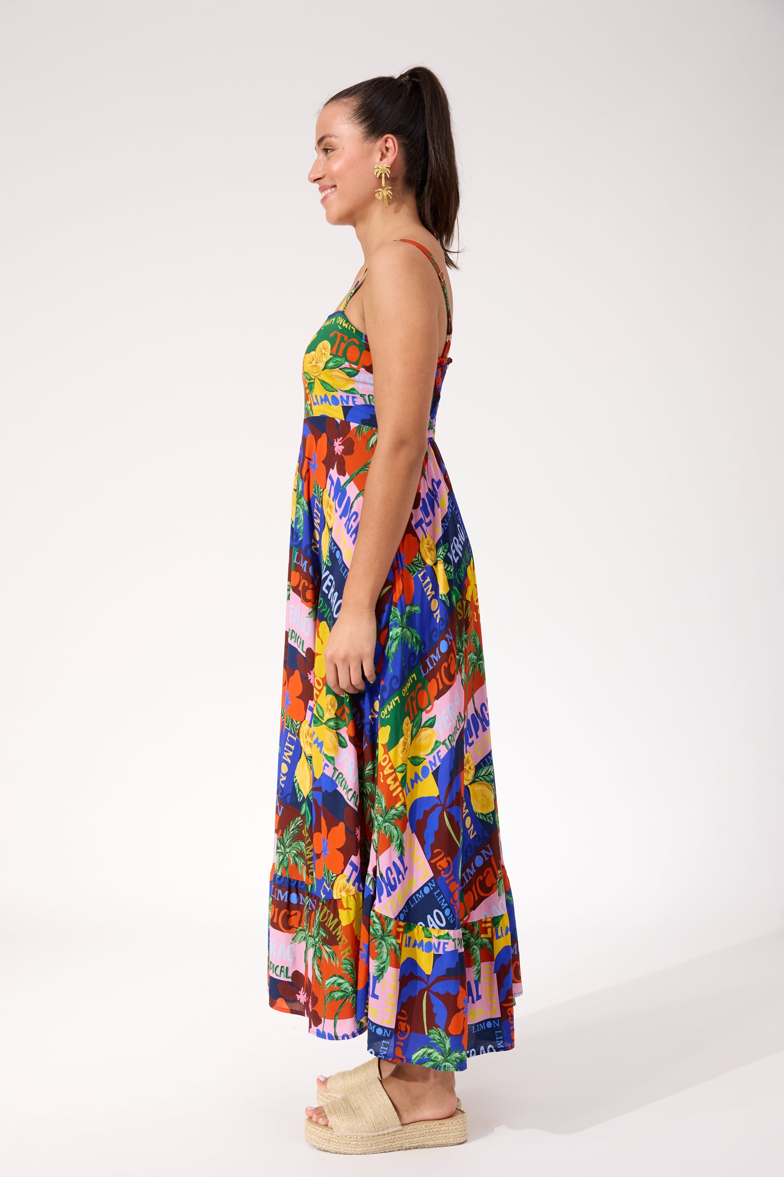 Odyssey Tank Maxi Dress - Tropical