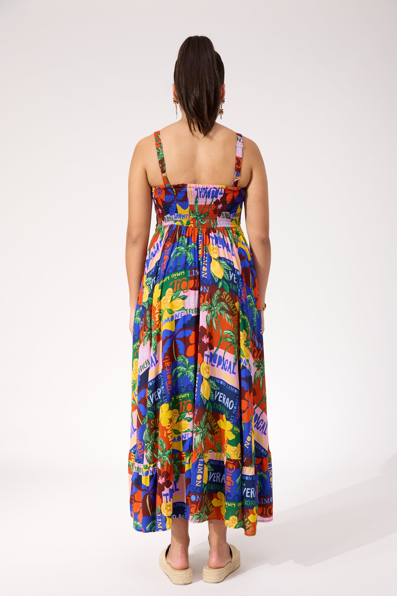 Odyssey Tank Maxi Dress - Tropical