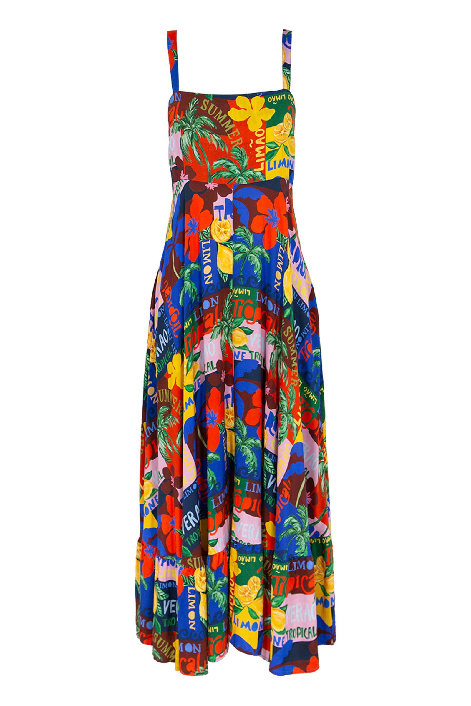 Odyssey Tank Maxi Dress - Tropical