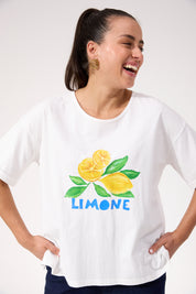 Odyssey Tshirt - White Limone