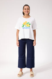 Odyssey Tshirt - White Limone