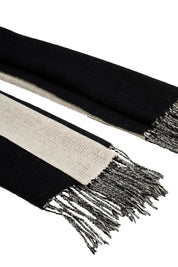 Ottawa 2 Tone Scarf - Black