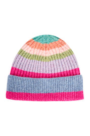 Alaska Stripe Beanie - Pink