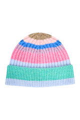 Alaska Stripe Beanie - Tan