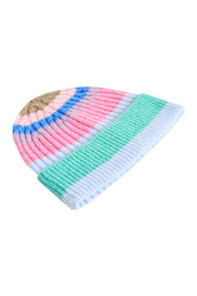 Alaska Stripe Beanie - Tan