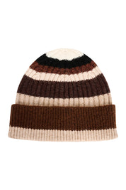 Alaska Stripe Beanie - Black