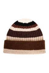 Alaska Stripe Beanie - Black
