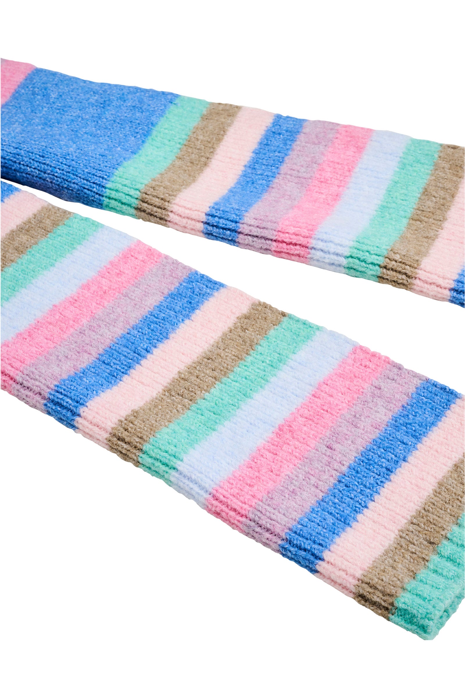 Alaska Stripe Scarf - Tan