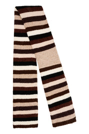 Alaska Stripe Scarf - Black