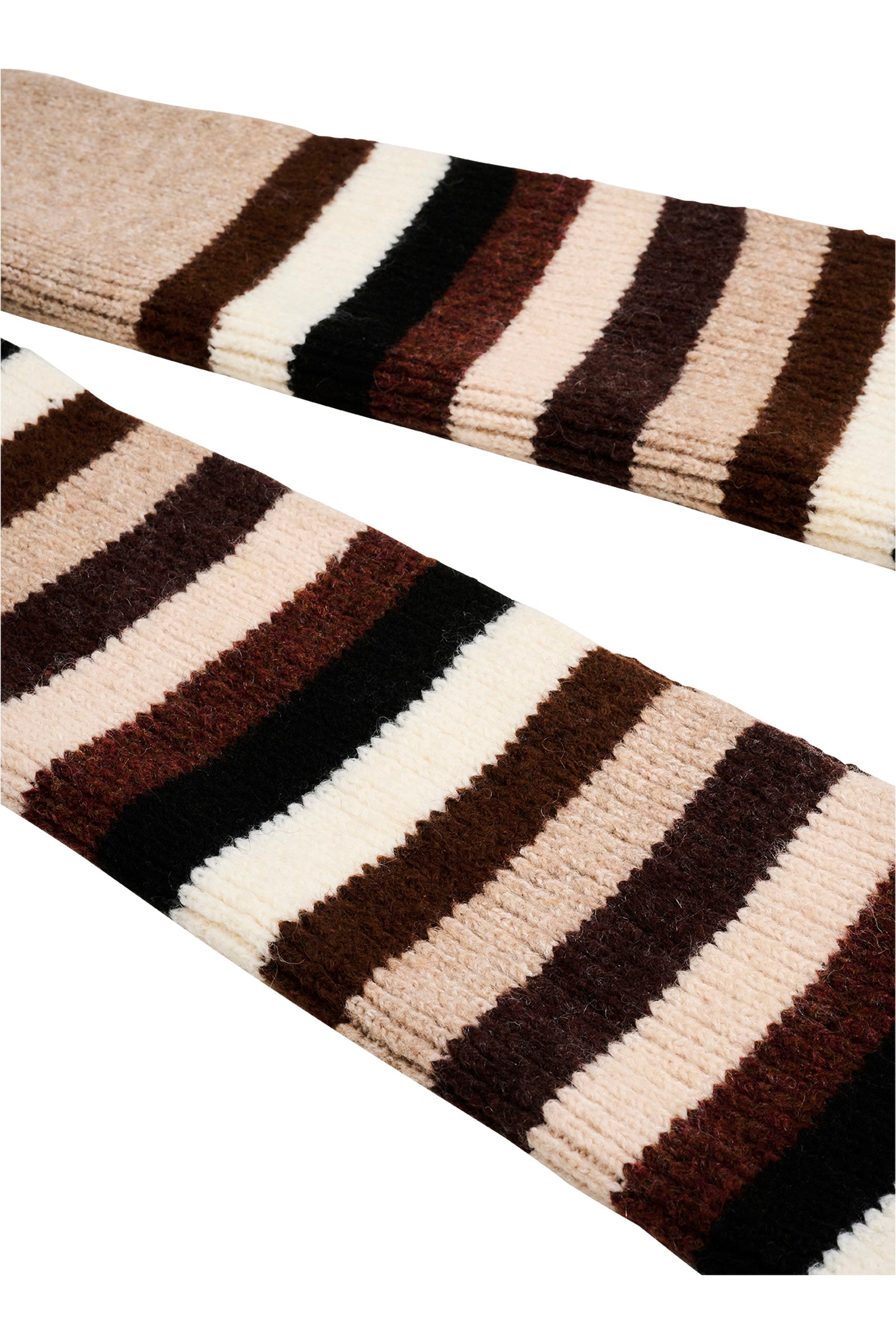 Alaska Stripe Scarf - Black
