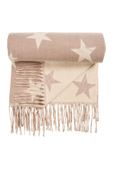 Boston Star Scarf - Latte