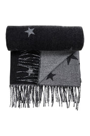 Boston Star Scarf - Charcoal