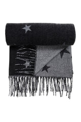 Boston Star Scarf - Charcoal