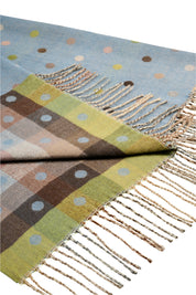 Columbus Spot Scarf - Baby Blue