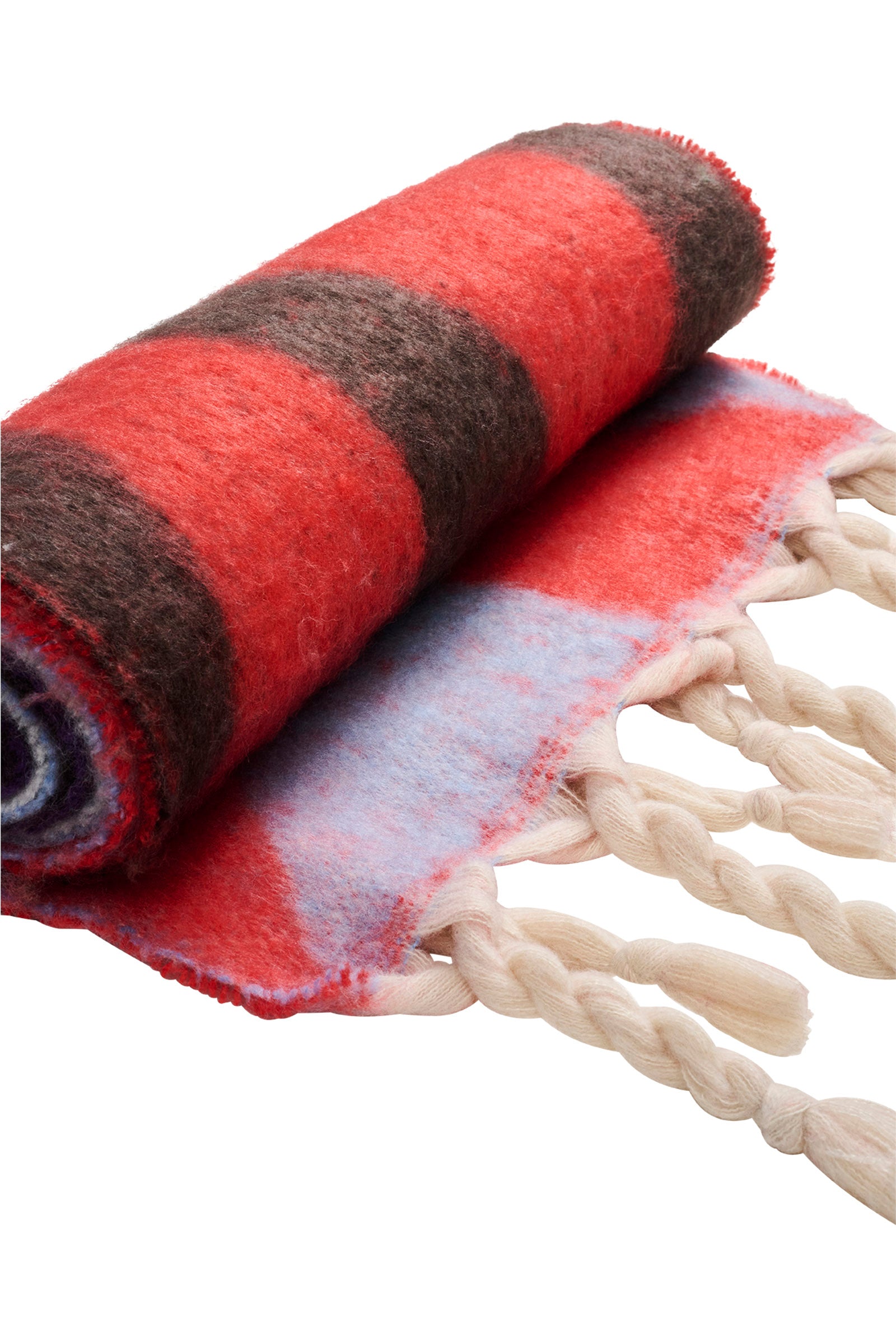 Valenza Triangle Scarf - Red