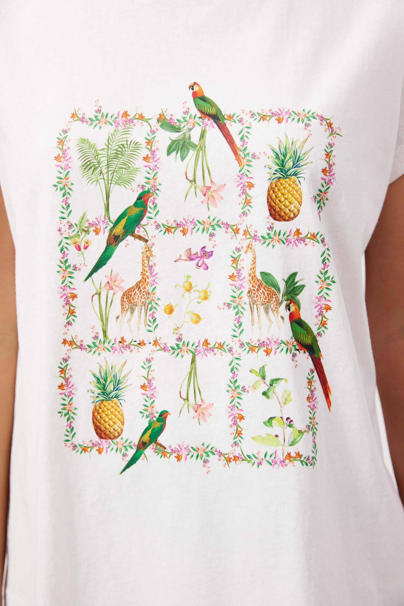 Congo Graphic Tshirt - White