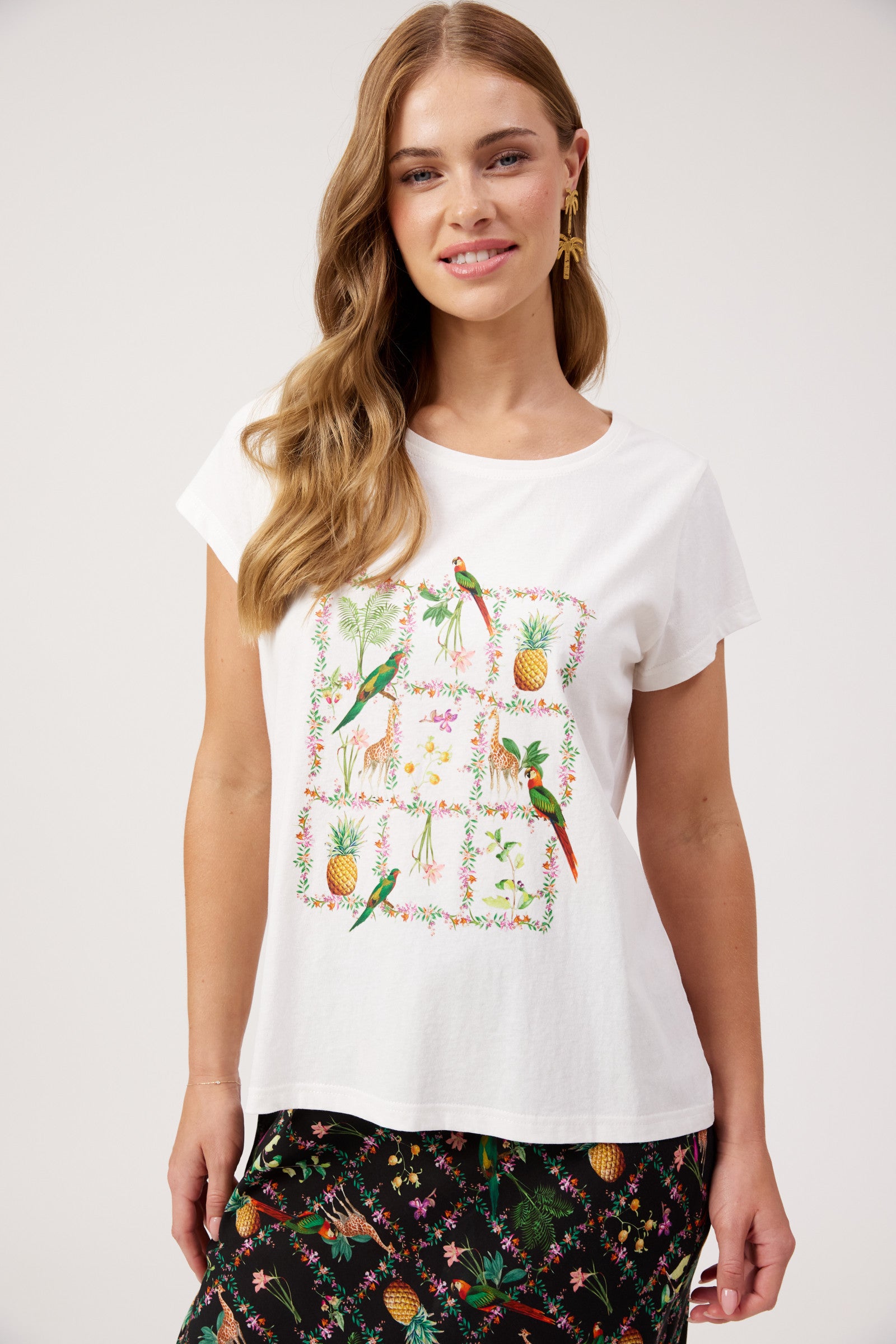 Congo Graphic Tshirt - White