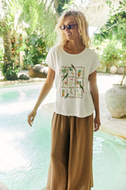 Congo Graphic Tshirt - White