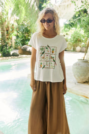 Congo Graphic Tshirt - White