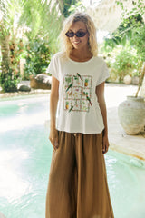Congo Graphic Tshirt - White