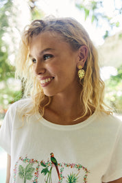 Congo Earring - Leaf