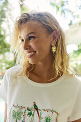 Congo Earring - Leaf