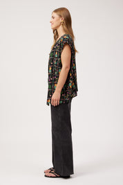 Congo Button Top - Jungle