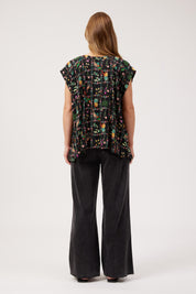 Congo Button Top - Jungle