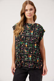 Congo Button Top - Jungle