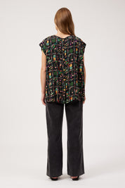 Congo Button Top - Jungle