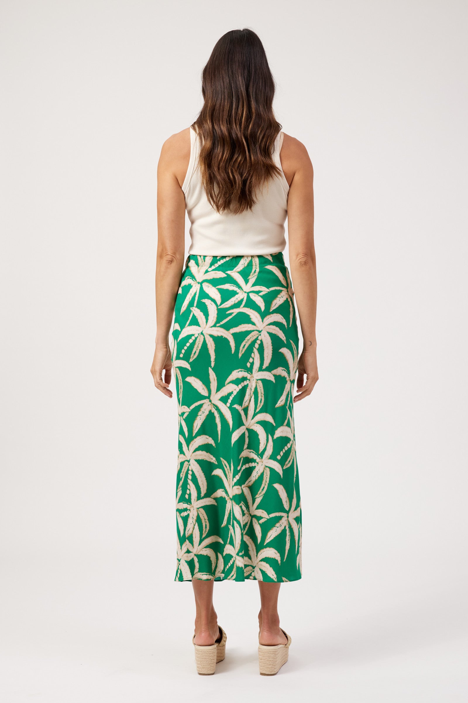 Congo Maxi Skirt - Palm