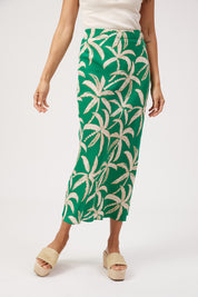 Congo Maxi Skirt - Palm