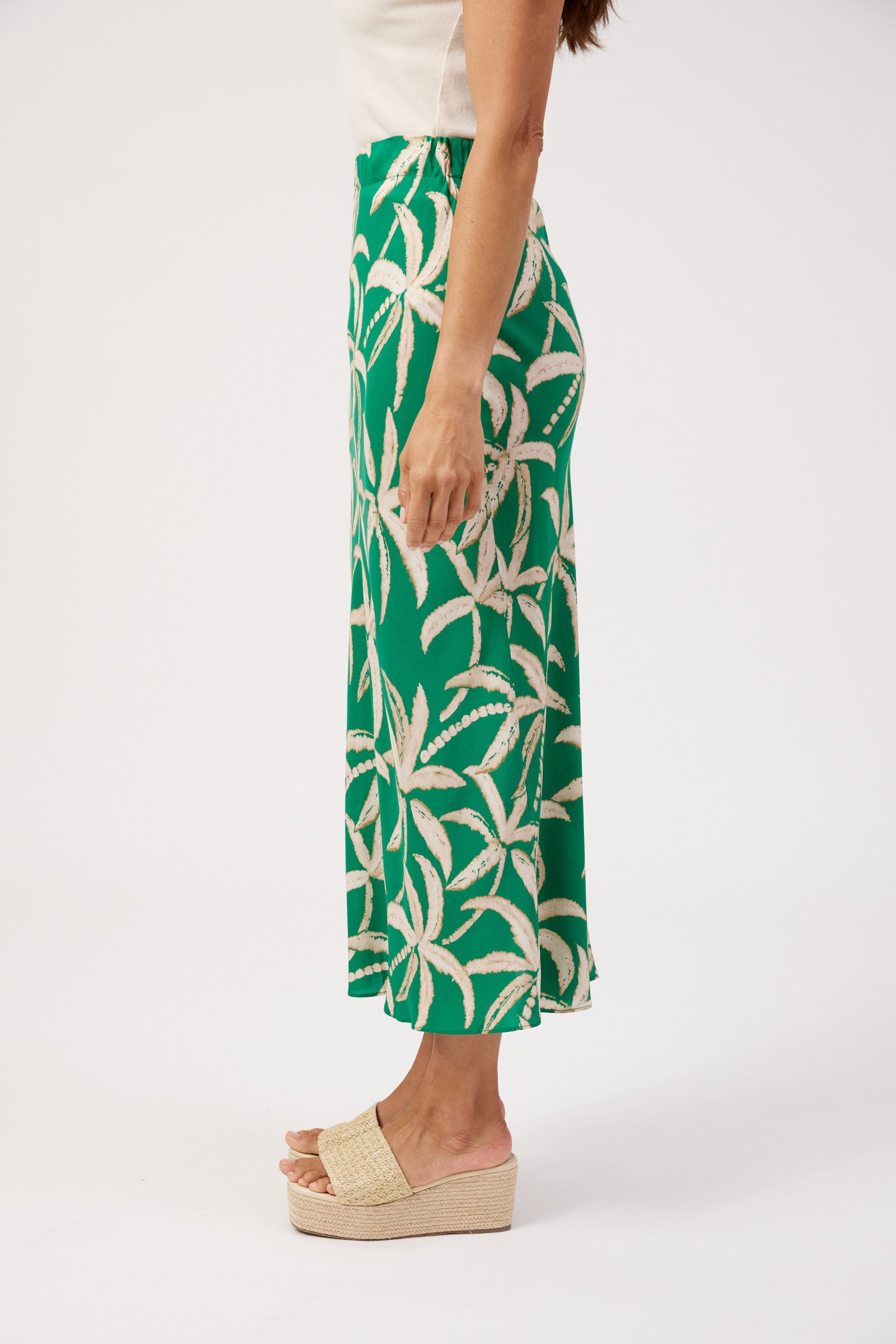 Congo Maxi Skirt - Palm