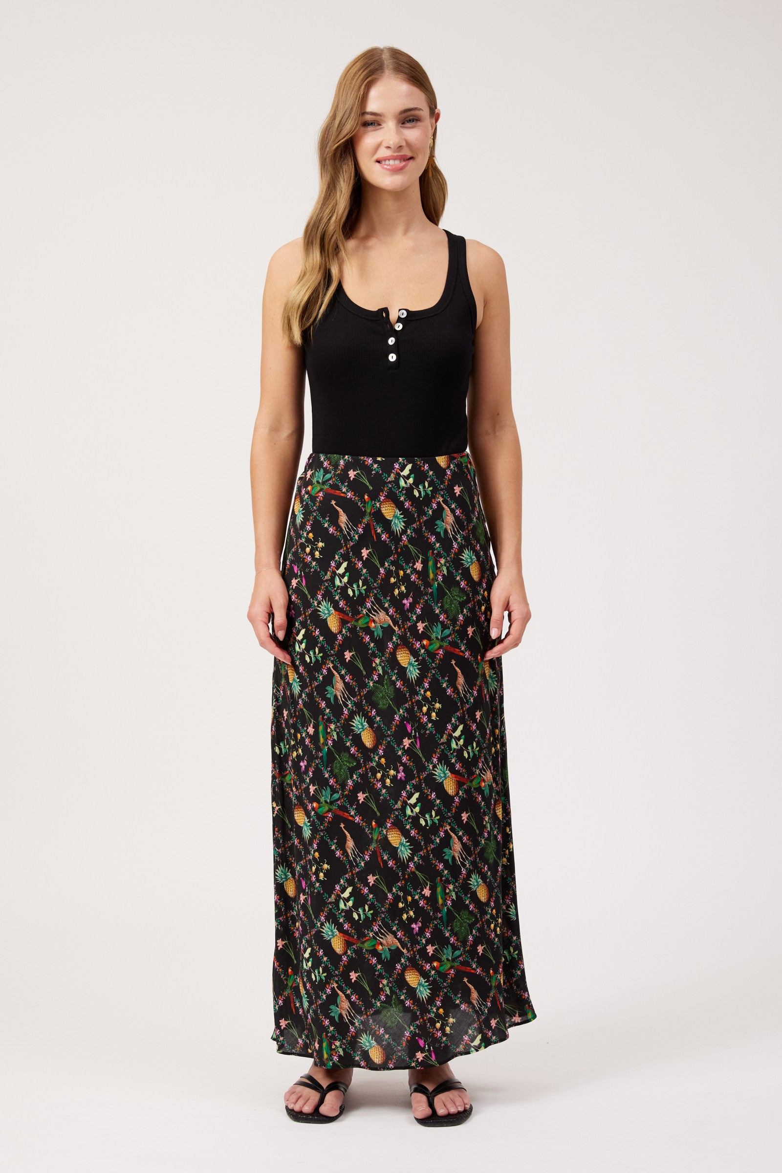 Congo Maxi Skirt - Jungle