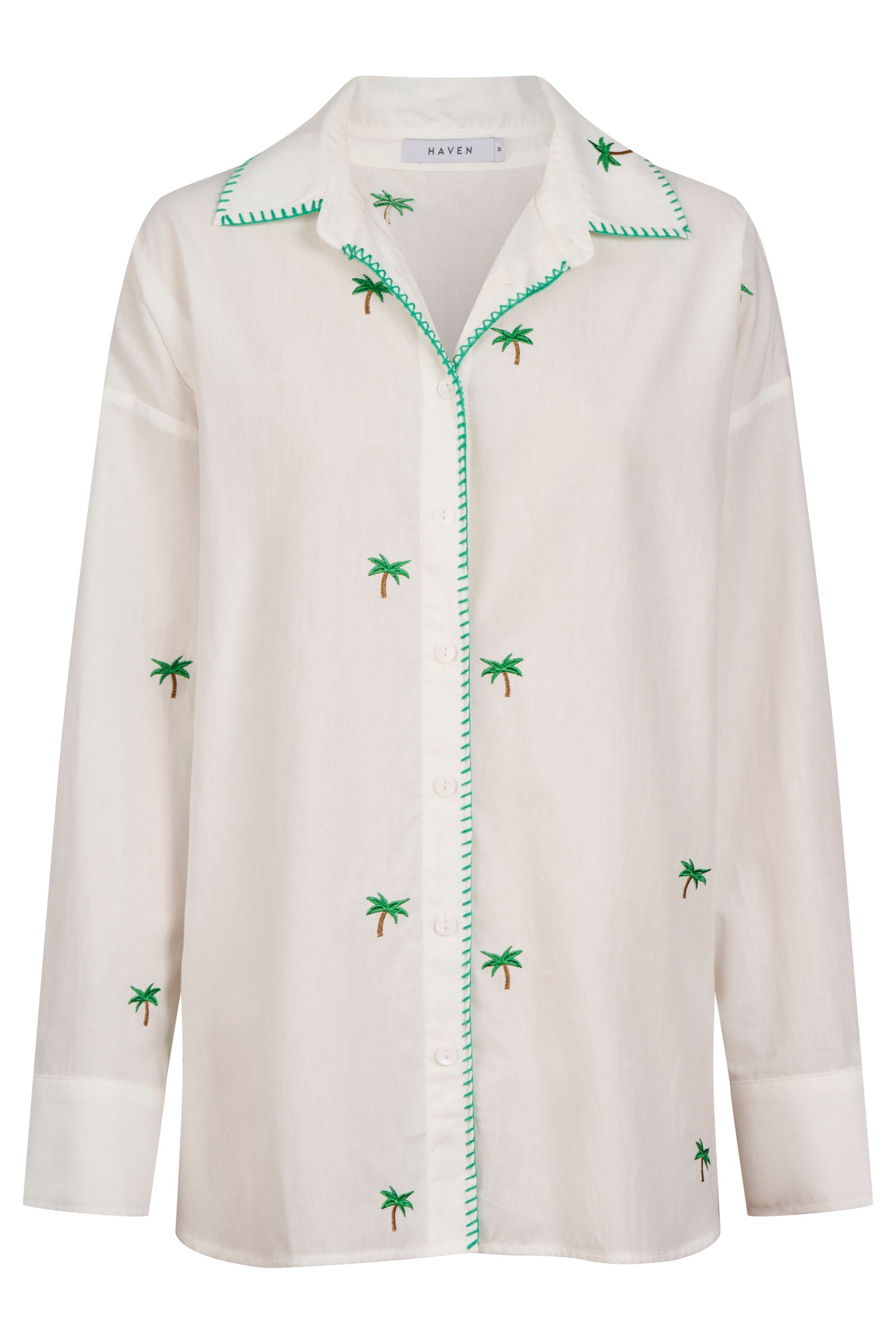 Mauritius Embroidered Shirt - White