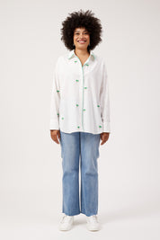 Mauritius Embroidered Shirt - White