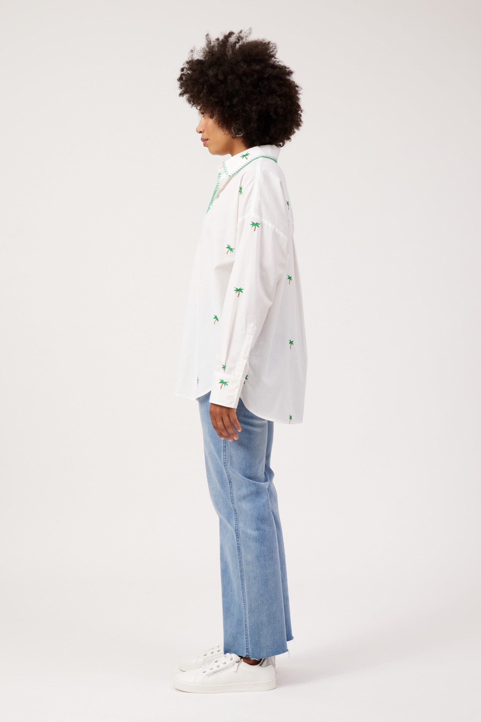 Mauritius Embroidered Shirt - White