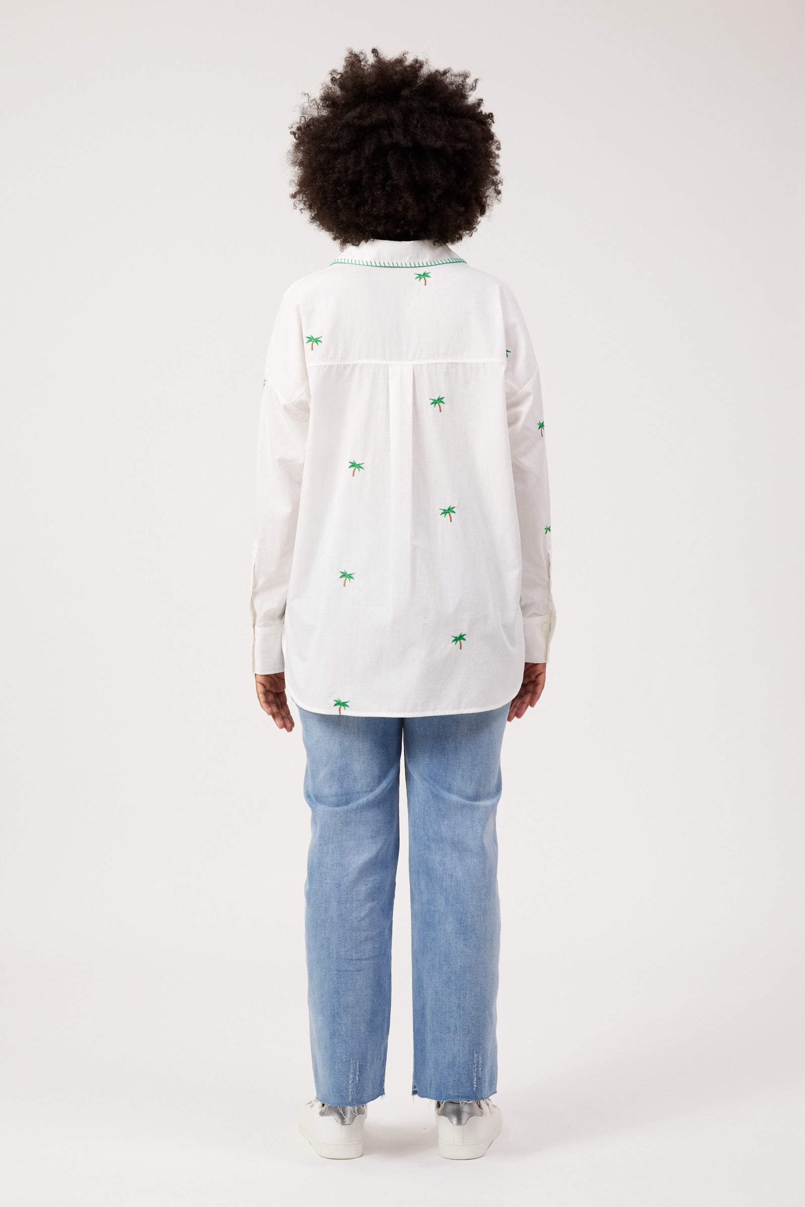 Mauritius Embroidered Shirt - White