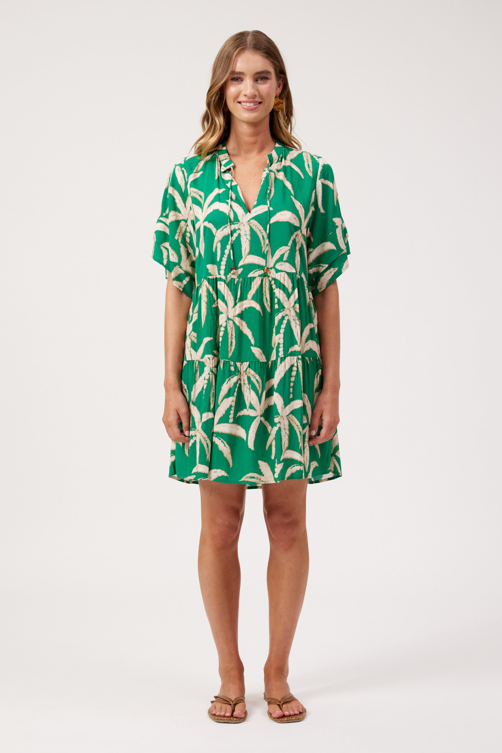 Congo Dress - Palm