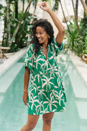 Congo Dress - Palm